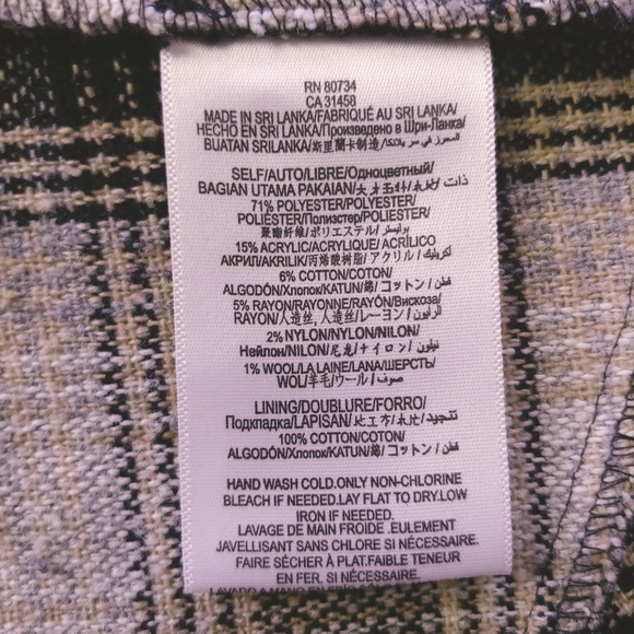 BCBGeneration Long Plaid Vest Size Small - Picture 12 of 16